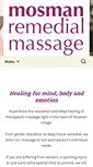 Mobile Screenshot of mosmanremedialmassage.com.au